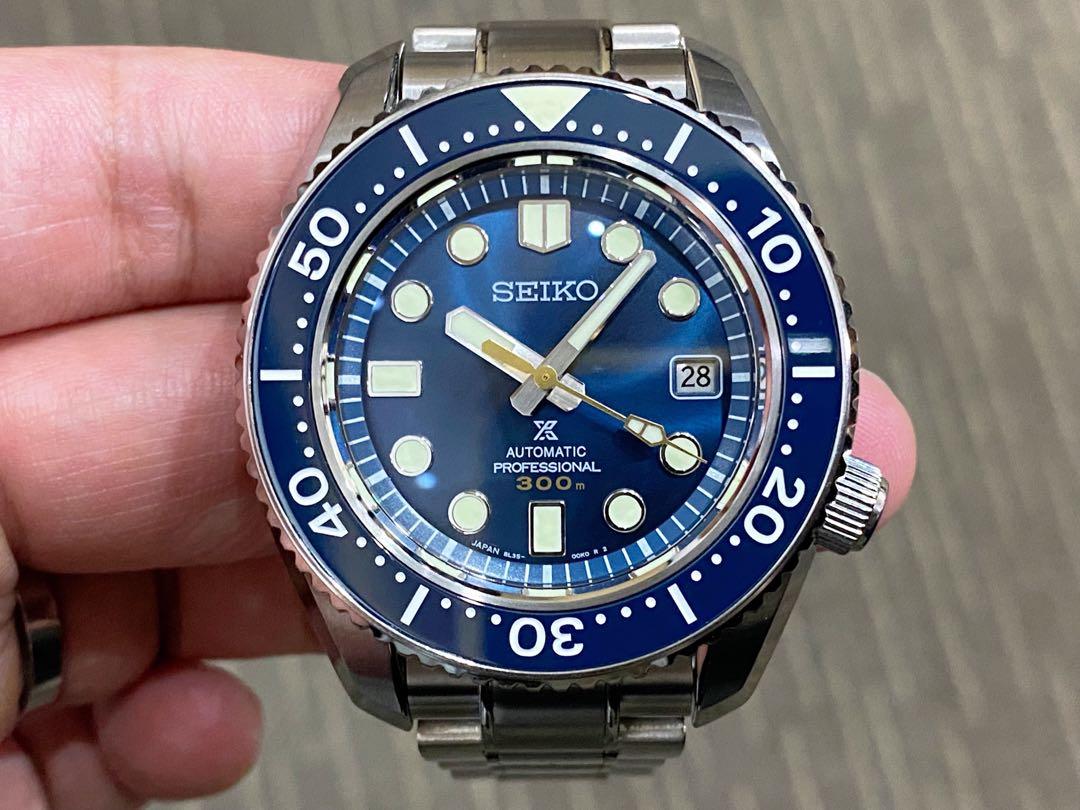 Like New Complete Seiko Marine Master 300 MM300 Blue SBDX025