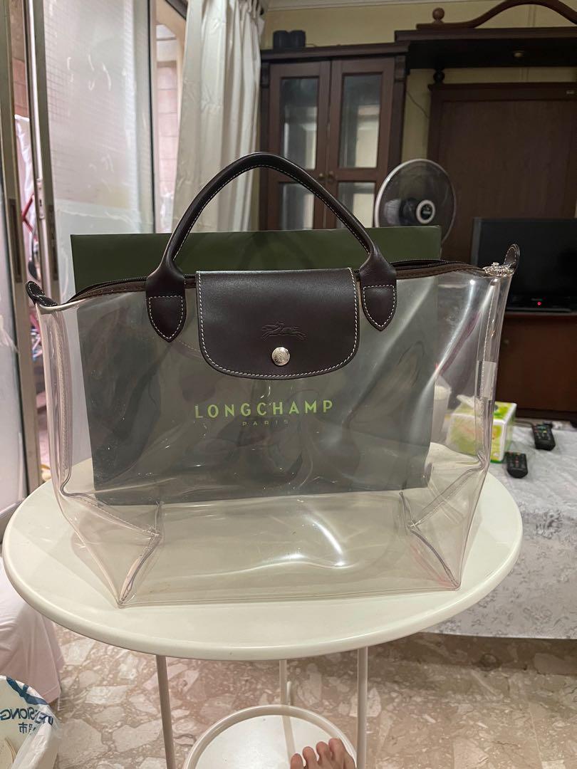 Longchamp limited edition transparent bag