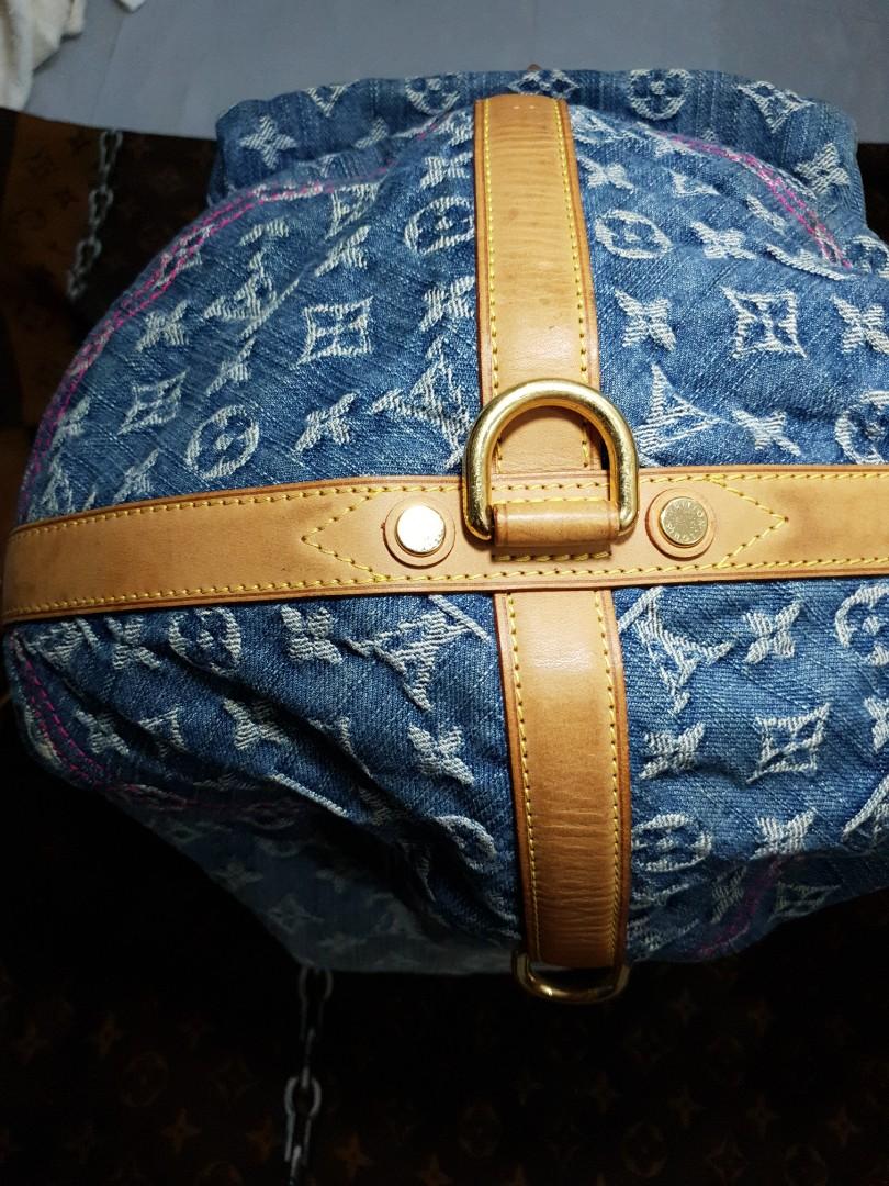 Sunburst handbag Louis Vuitton Blue in Denim - Jeans - 15909967