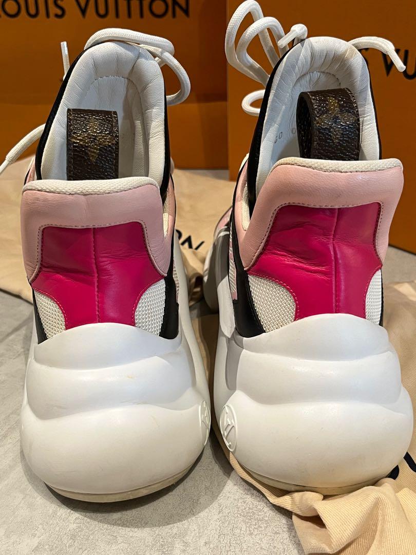 Louis Vuitton Lv arch light sneakers in pink black