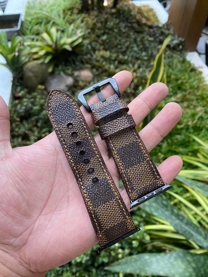 LV Damier Apple Watch Strap 42mm by tunx
