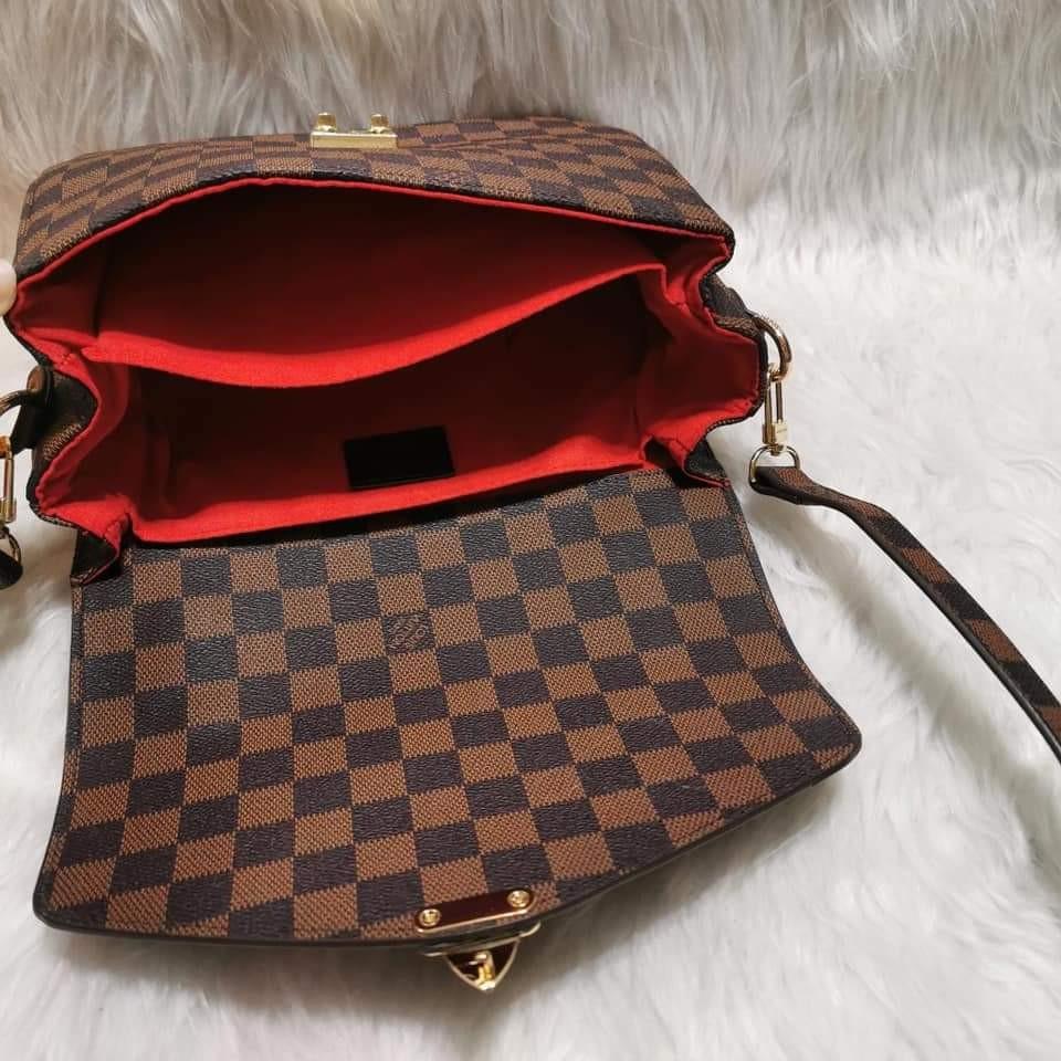 Metis Louis Vuitton VAVIN LV checkerboard bag Brown Black Leather  ref.843287 - Joli Closet