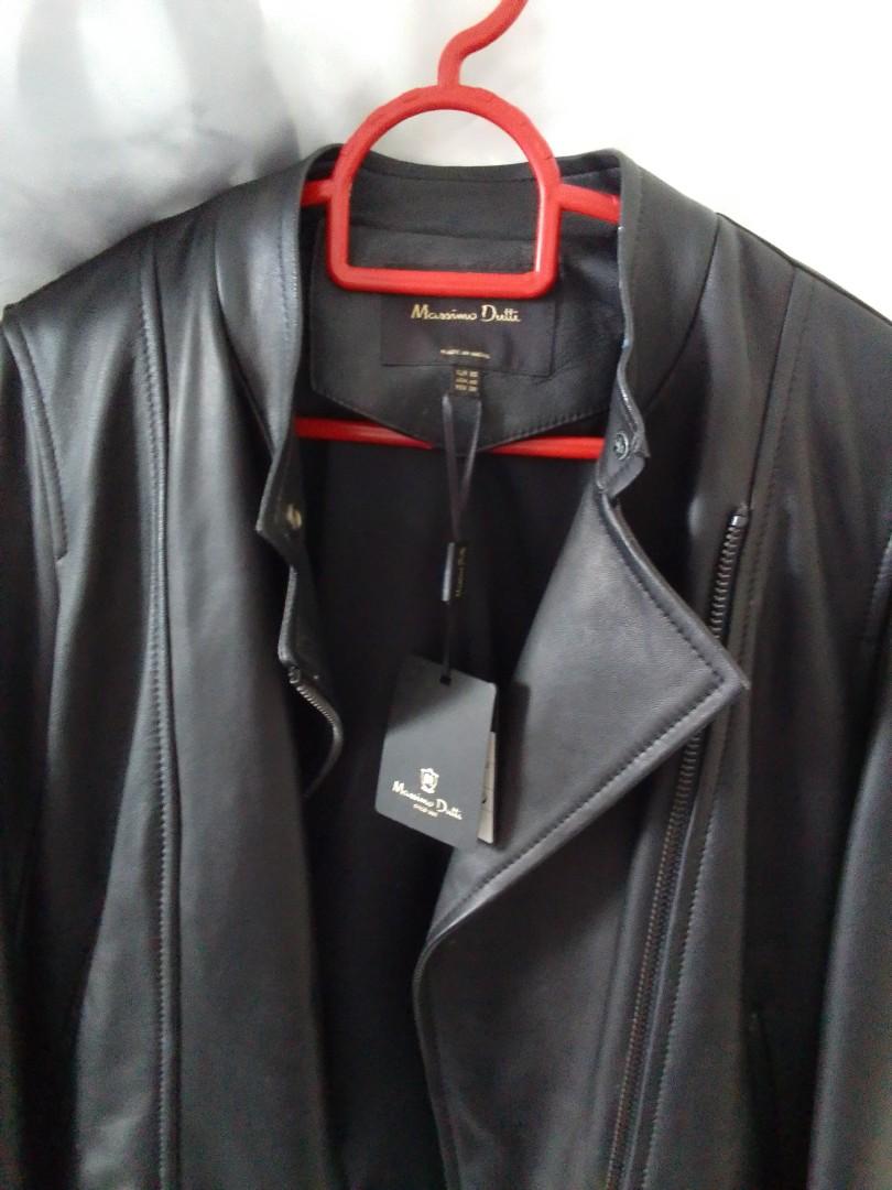 MASSIMO DUTTI women s leather jacket Brand New Women s Fashion