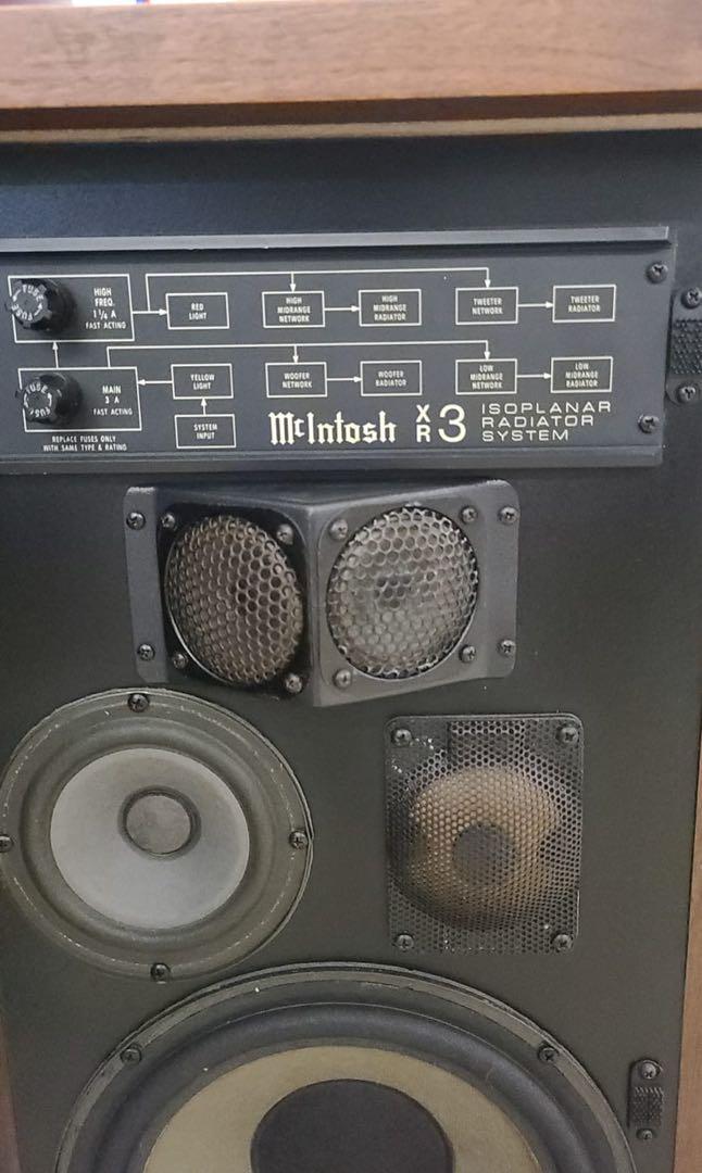 Mcintosh xr3 speakers sales