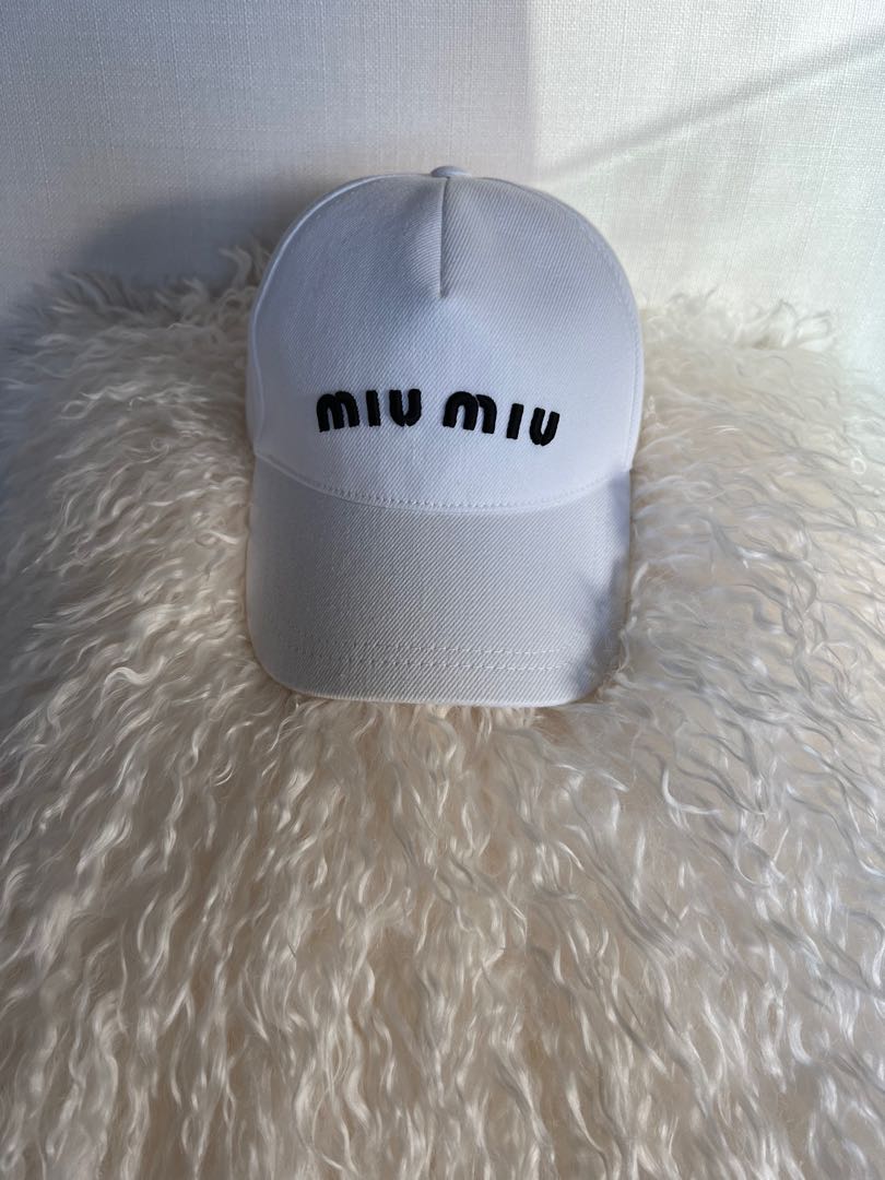 miumiu ミュウミュウ Sサイズ キャップ ネイビー 帽子 売れ筋 キャップ