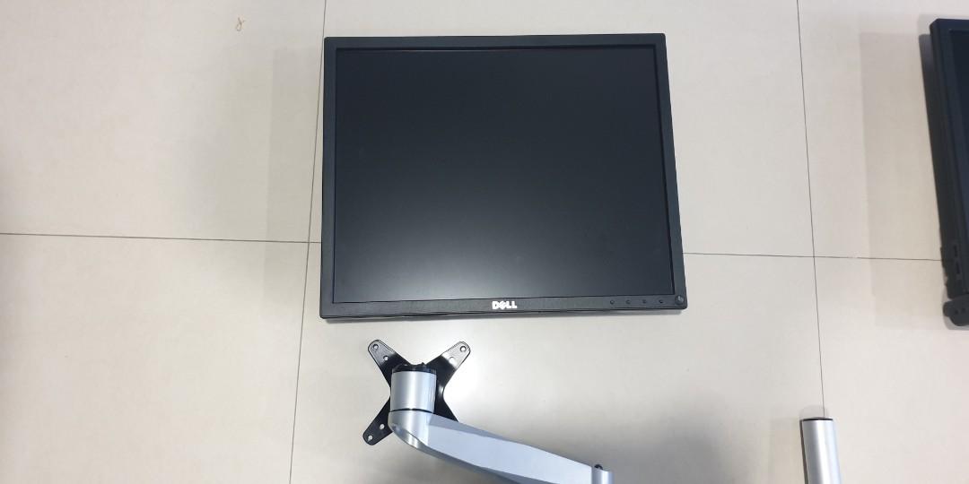 Monitor Stand Riser, Bontec Computer Monitor with Mesh Platform METAL WHITE