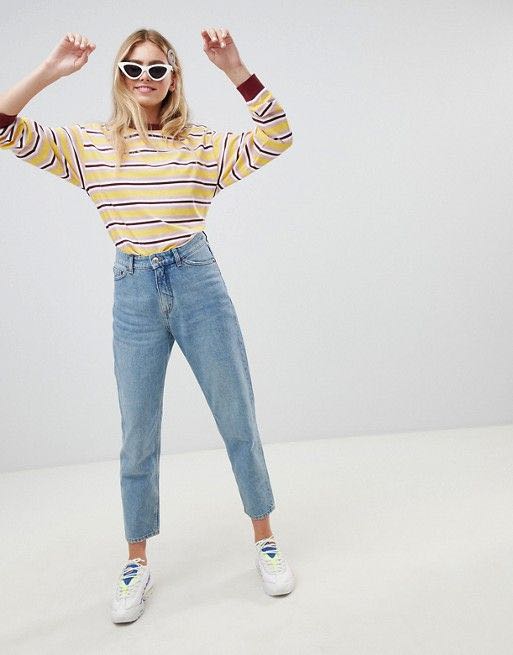 Monki Taiki High waist mom jeans, Women 