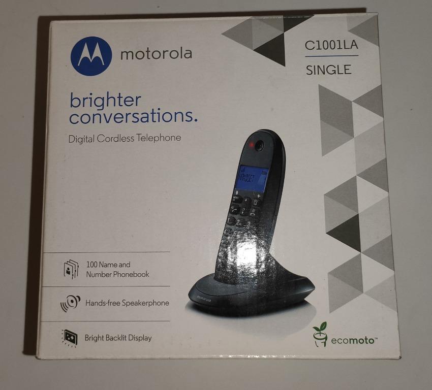 Motorola C1001LA Digital Cordless Home Phone, Mobile Phones & Gadgets