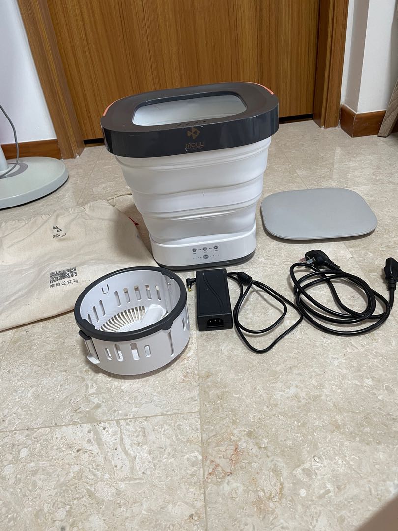 Moyu wash machine XPB08F2 2 in 1 portable foldable mini washer clothes