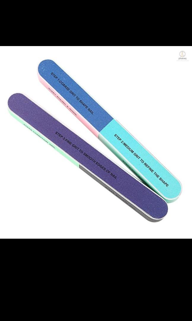 Nail Files Nail Buffers Block 7 Professional Steps Buffing Polishing