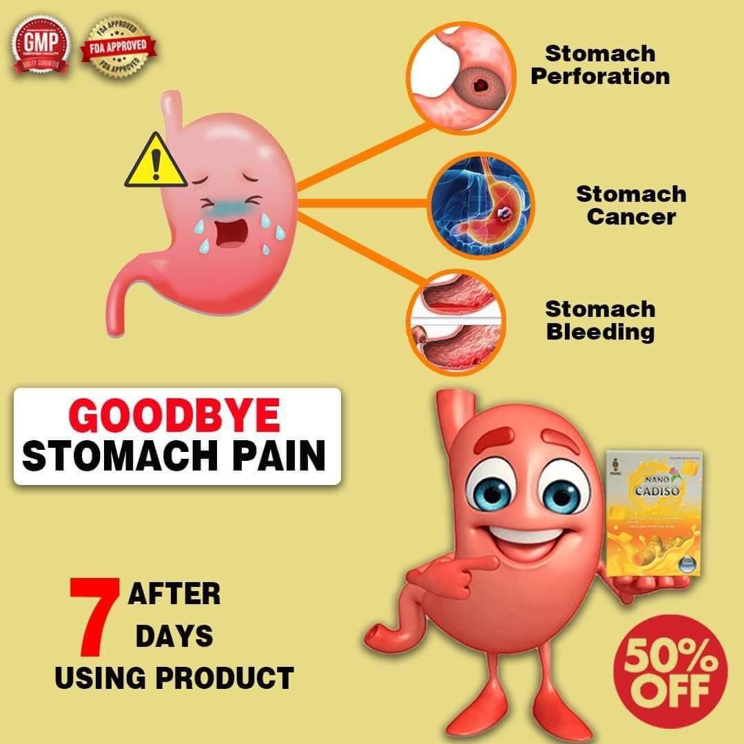 NANO CADISO for stomach pain, Health & Nutrition, Health Supplements