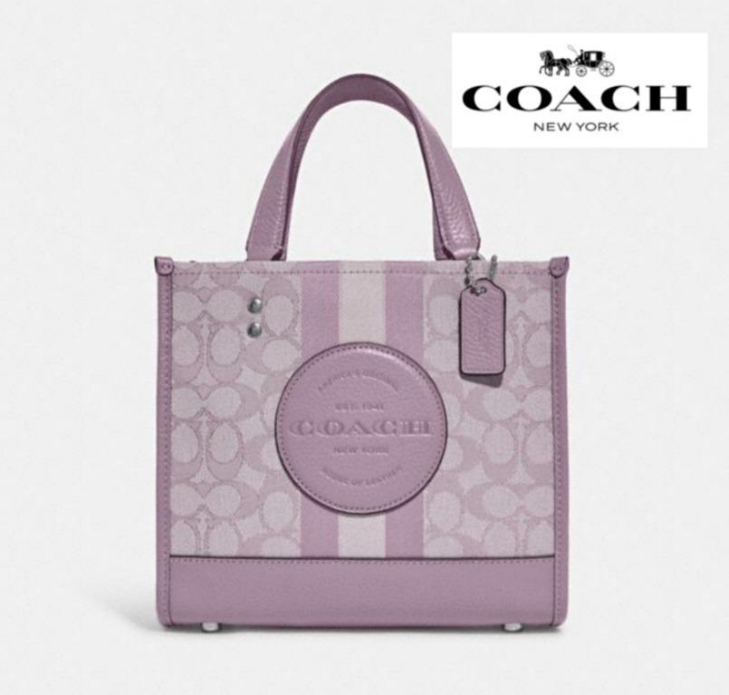 Coach purple tote bag online