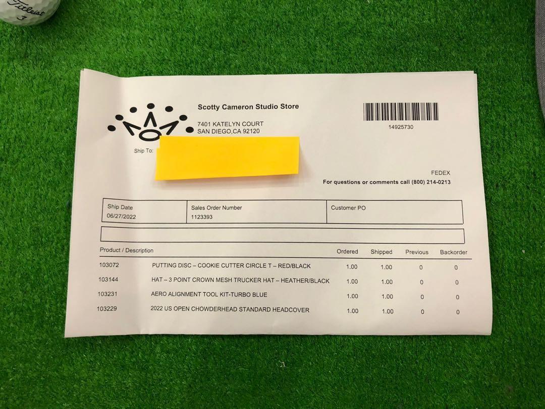 NEW Scotty Cameron Aero Alignment Tool Kit Turbo Blue (Includes