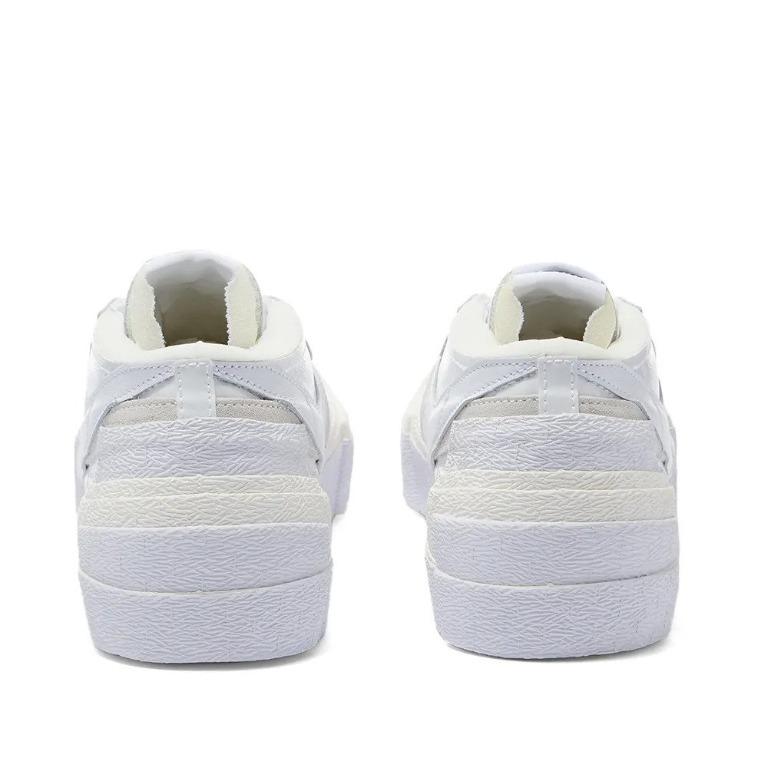 Nike Blazer Low Sacai White Sail Patent Leather DM6443-100, 男裝