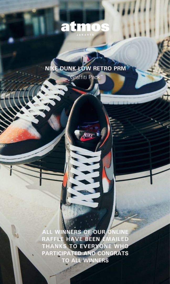 Nike dunk low graffiti not tie dye air jordan ORIGINAL #JULI50, Fesyen  Pria, Sepatu , Sneakers di Carousell
