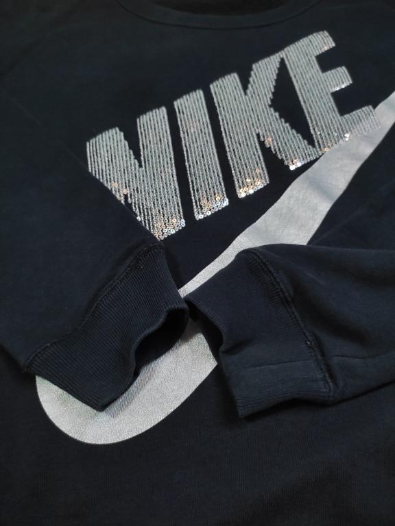 Nike sequin sweatshirt hot sale
