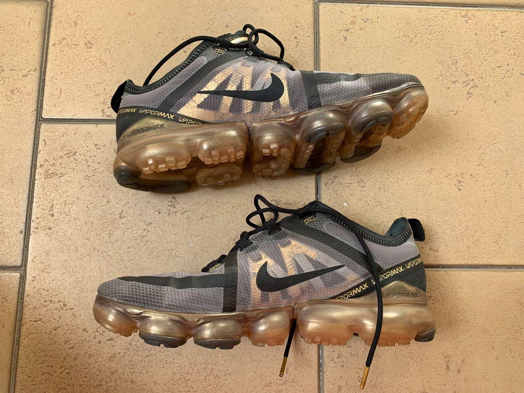Nike Vapormax 2019 Metallic Gold US10