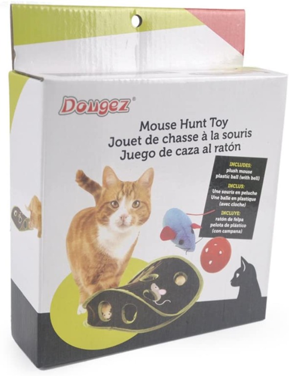 Pet Puzzle Nine Hole Mouse Hole Toy Box Interactive Training Toys For Cat Dog US 