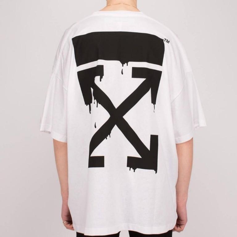 Off White Bart Simpson Peace Tee XS Men s Fashion Tops Sets