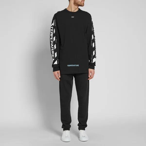 Off white temperature long sleeve outlet