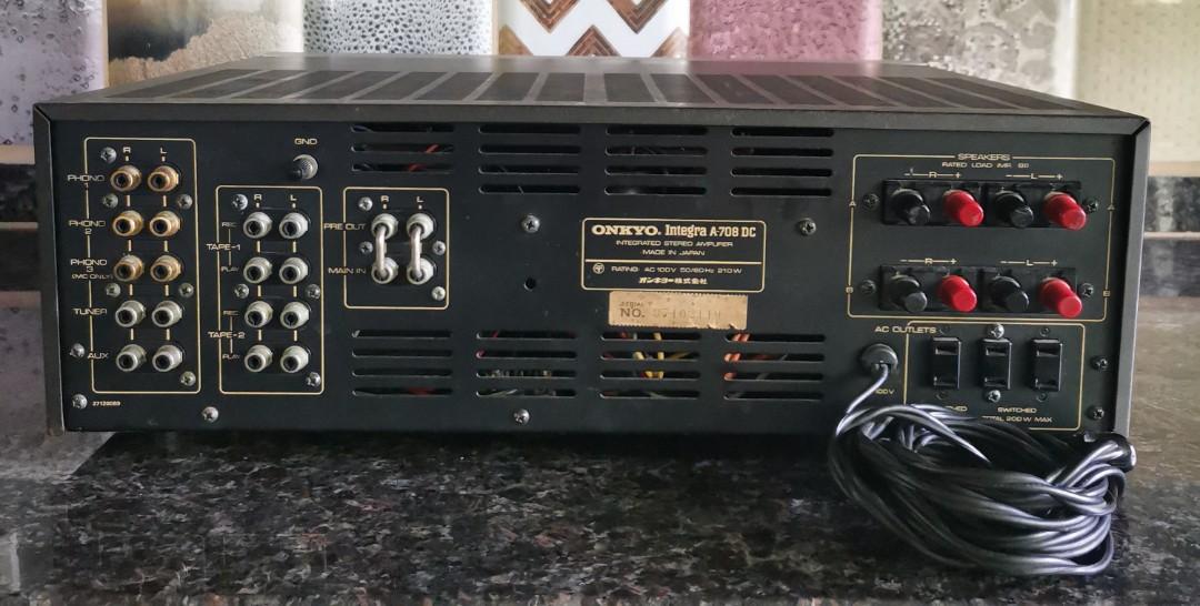 ONKYO Integrated Amplifier A-708DC (1977), Audio, Soundbars