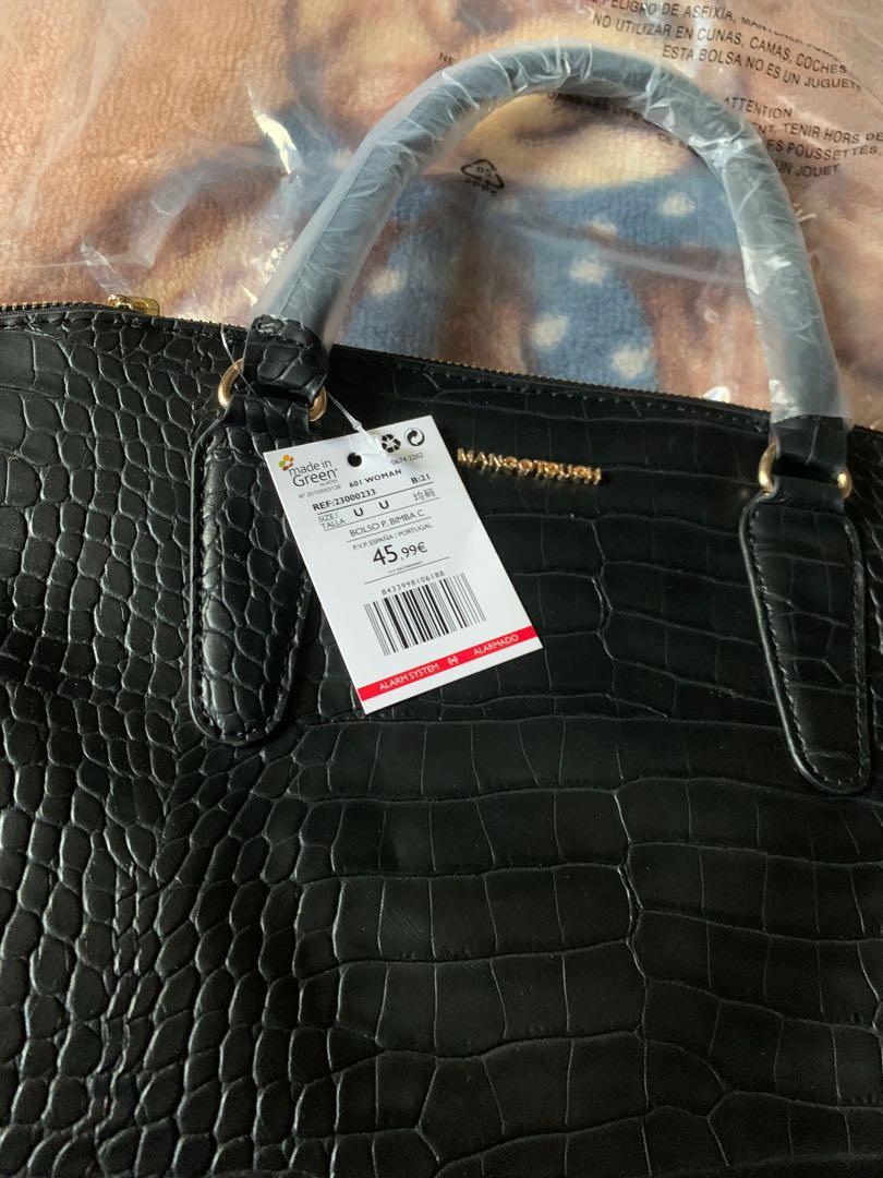 Original Mango croc satchel Bag