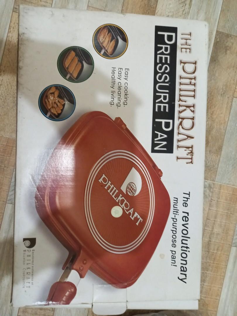 ORIGINAL PHILKRAFT PRESSURE PAN (Category: Cookware & Accessories) located in Paranaque City. Submitted by Mr.Jow (Listing ID 1172066803, Image 1). Description: Nonstick Pressure Pan.