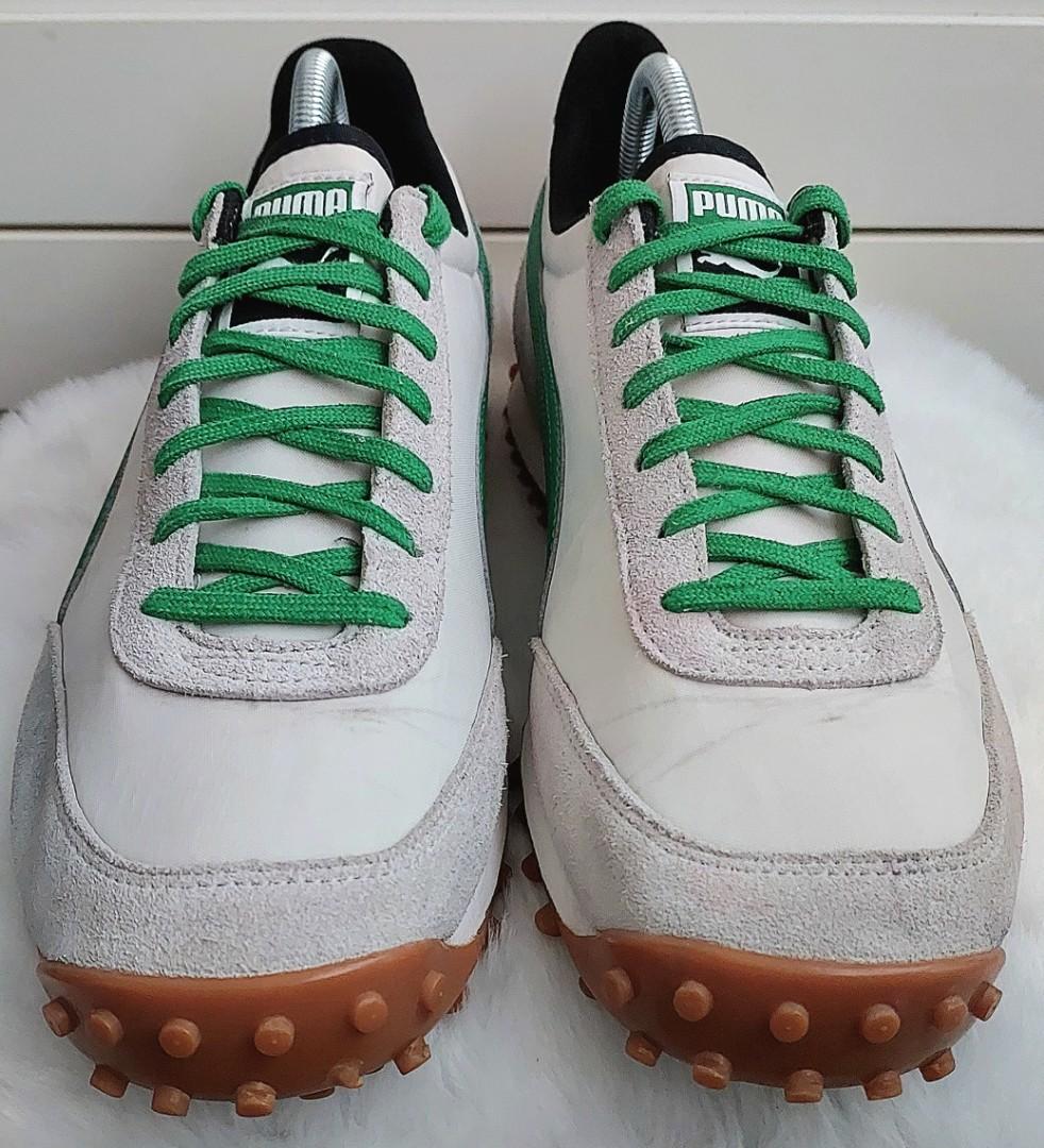 ORIGINAL PUMA FAST RIDER VINTAGE GREEN 9UK