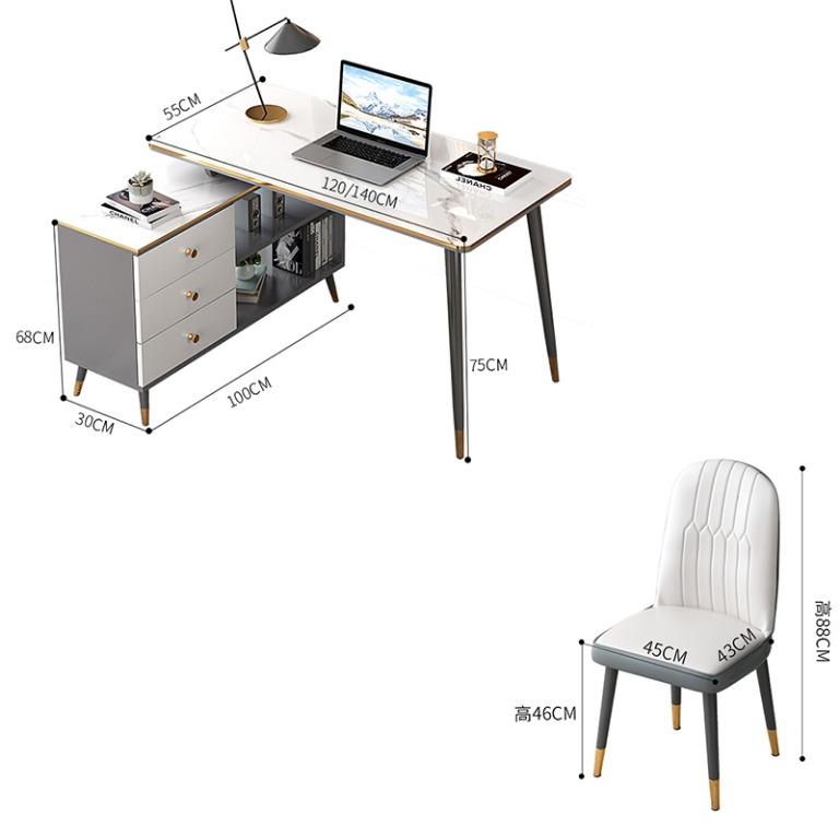 Paint Coating TOP Study Table ,With Side Cabinet,Compute Table ...