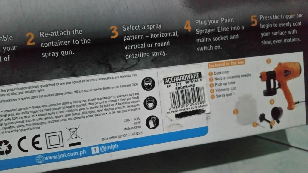 Paint sprayer elite (JML), Commercial & Industrial, Construction Tools