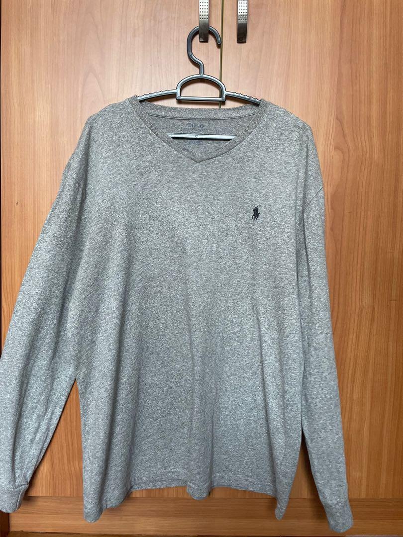 Ralph lauren grey sweatshirt hotsell