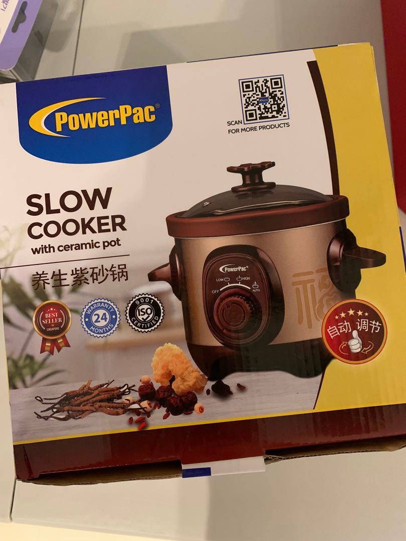 Powerpac slow cooker(1.5l), TV & Home Appliances, Kitchen Appliances