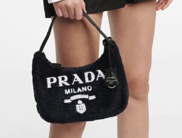 Prada Re-edition Black Furry Bag, Women's Fashion, Bags & Wallets, Shoulder  Bags on Carousell
