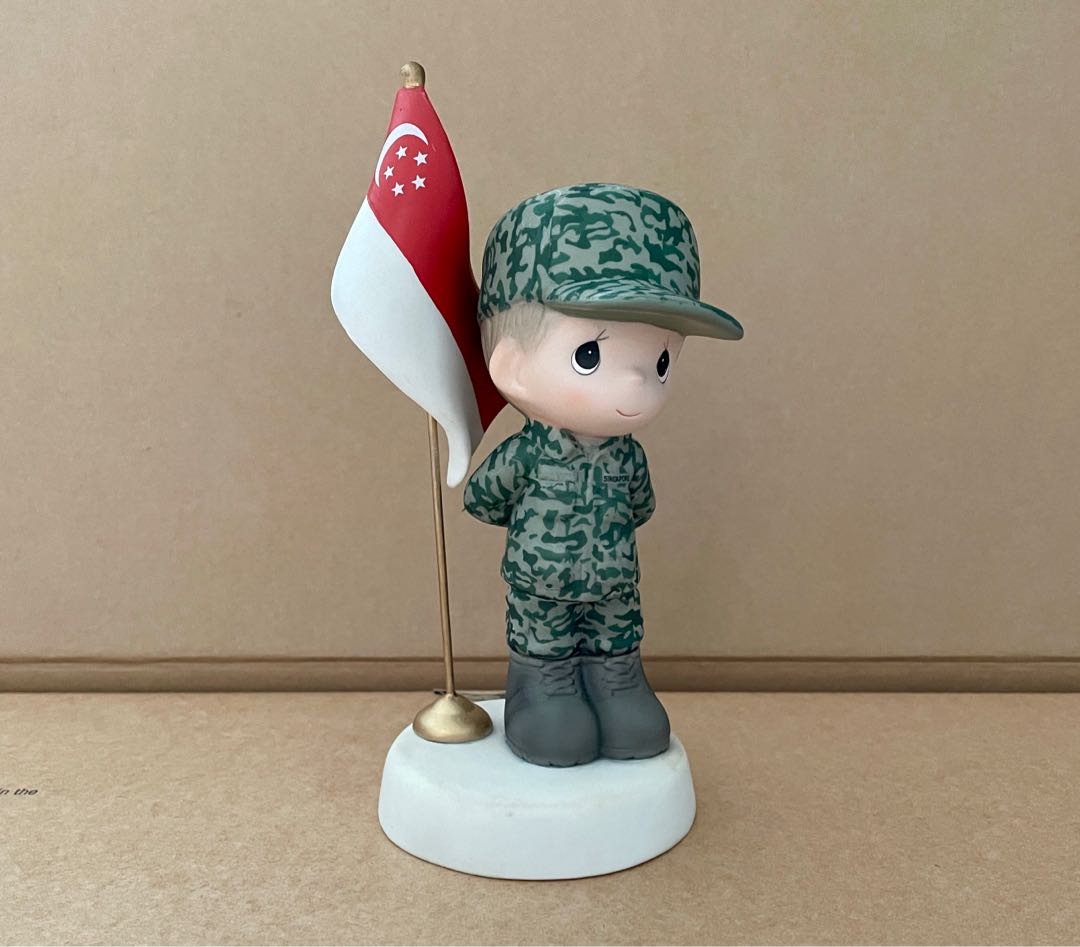 Precious moments army boy on sale