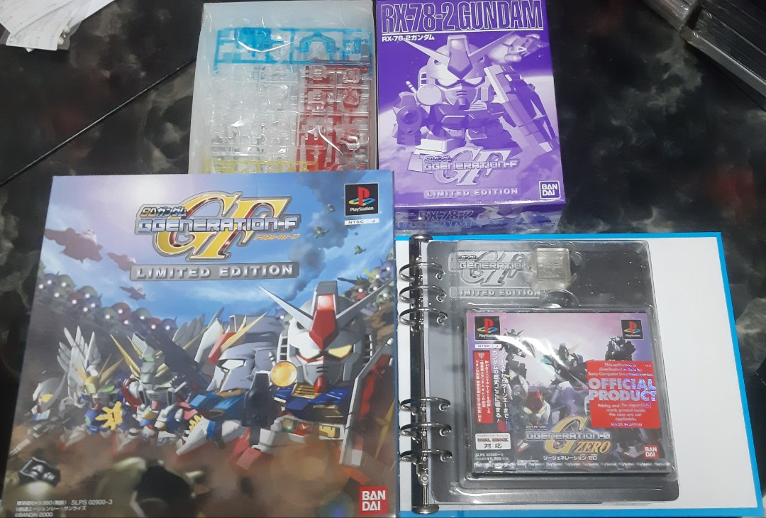 絕版珍藏PS game] PS SD gundam g generation-F (Limited Edition