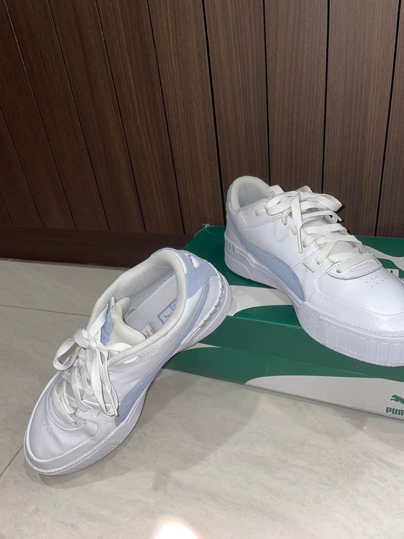 Puma white discount cali trainers
