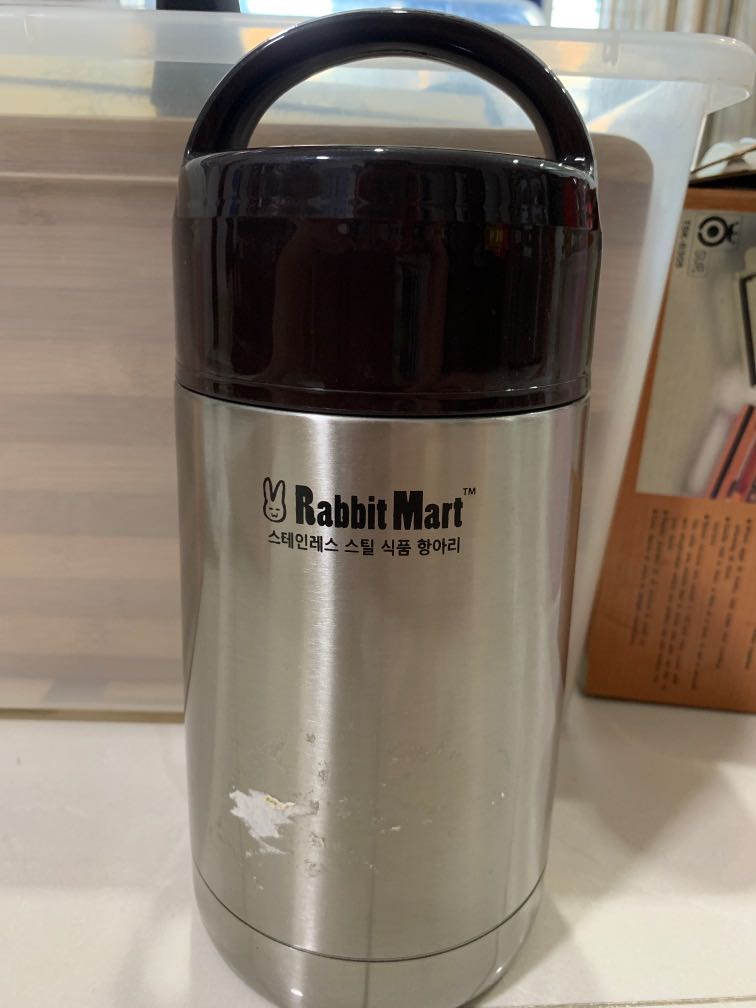 Rabbit mart shop thermos flask