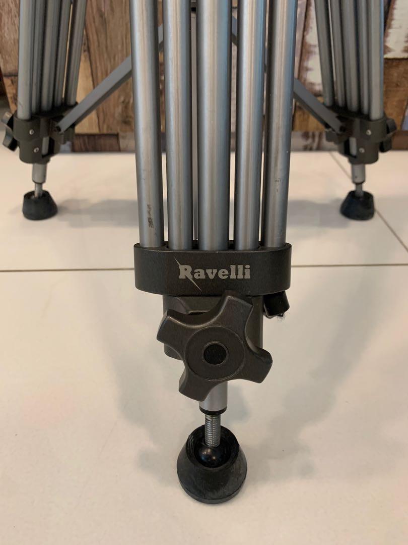 Ravelli AVTP Professional 75mm Video Camera Tripod, Photography
