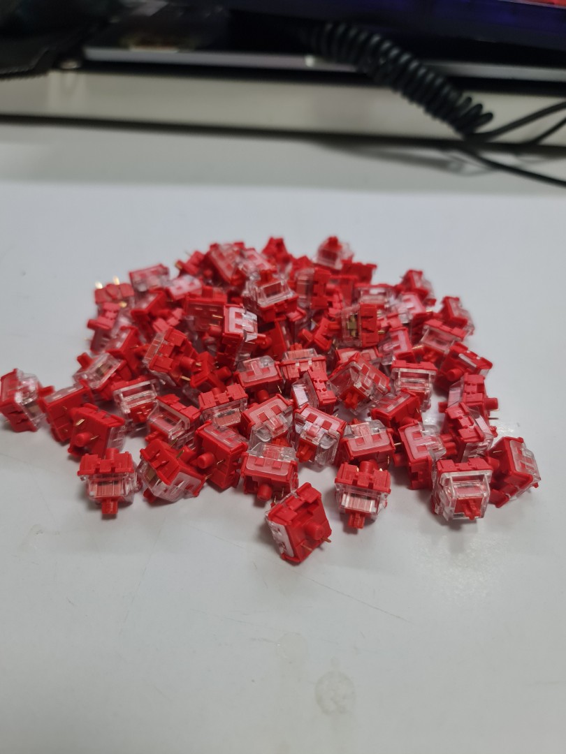 Mechanical Keyboard Red linear switch, Computers & Tech, Parts ...