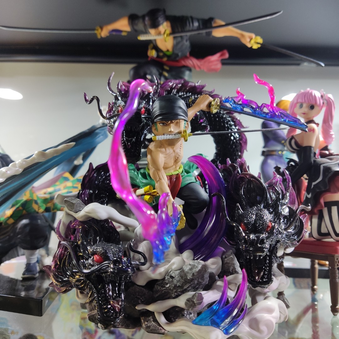 45Cm Al Studio Gk One Piece Purgatory Ghost Slash Roronoa Zoro Anime Figure  Limited Edition Garage Kit Model Statue Toys - AliExpress