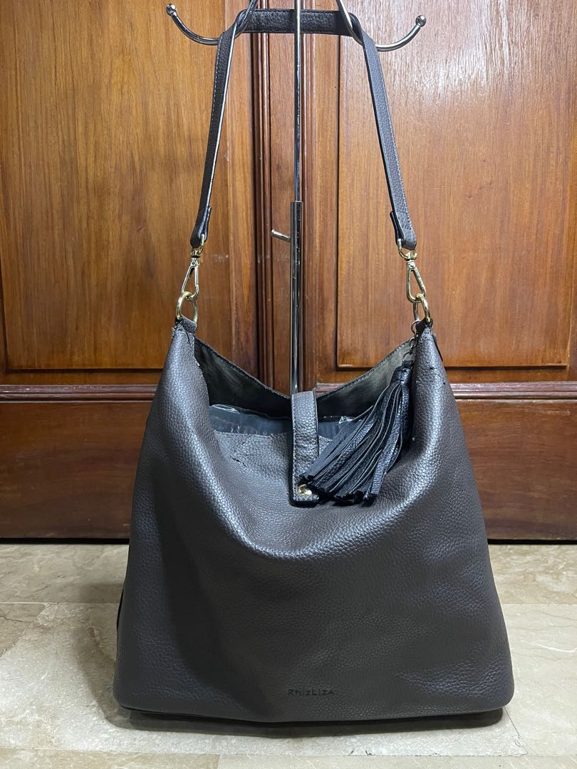 Rhiz Liza Bucket Hobo Bag, Women's Fashion, Bags & Wallets, Shoulder ...