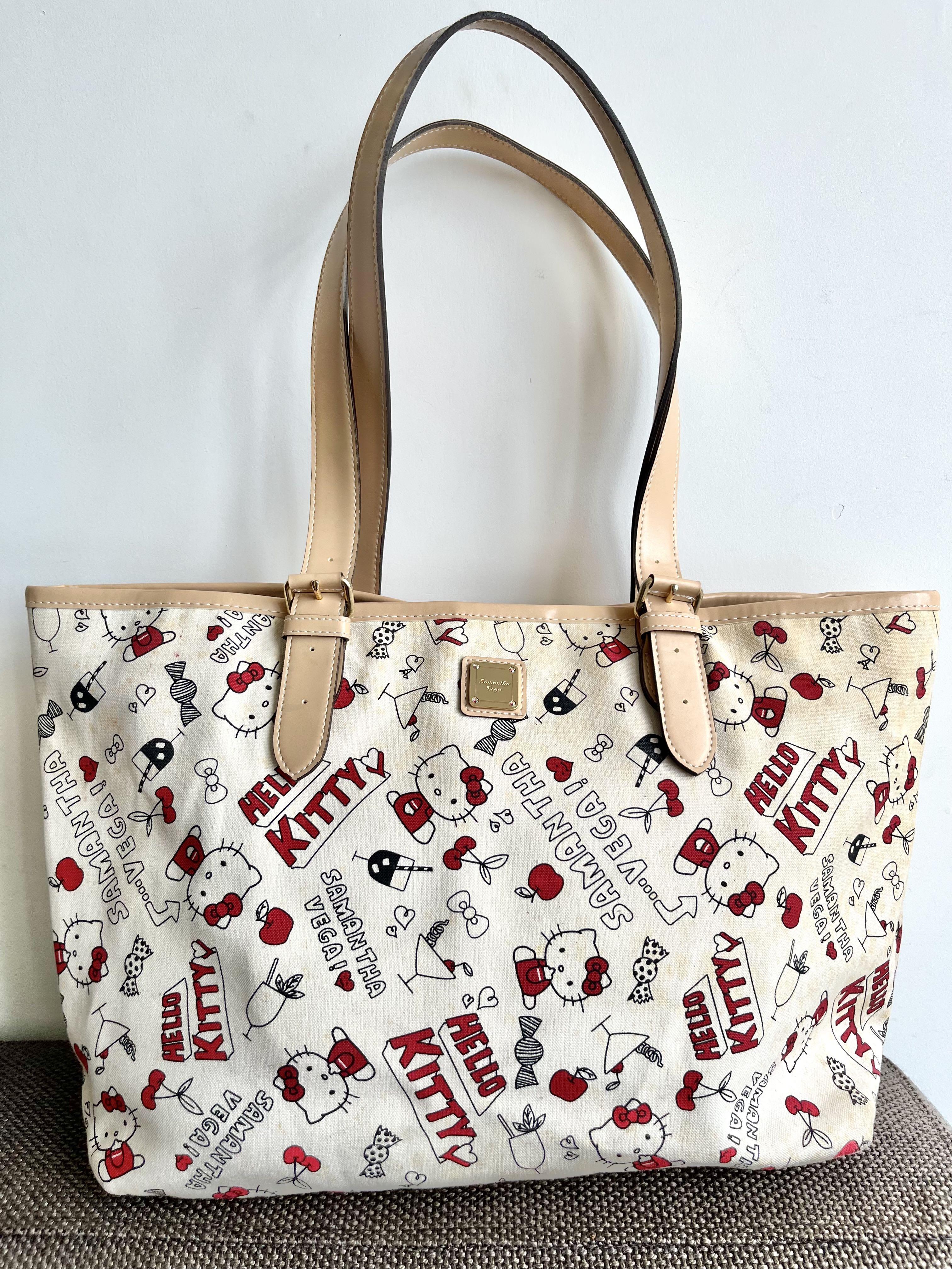 Hello Kitty Weekender Checkered Bag | This bag was so hard t… | Flickr