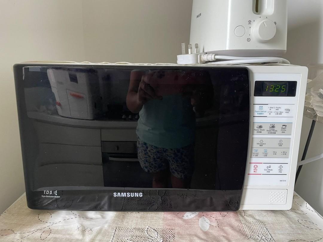 samsung flatbed microwave oven