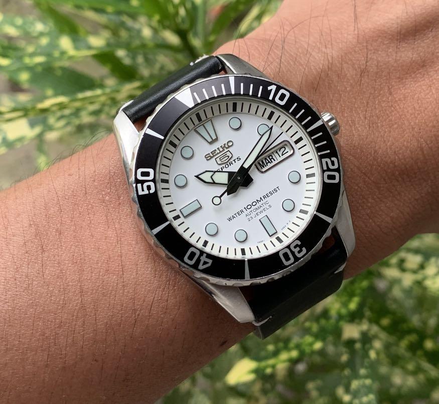 Seiko SNZF11 White Urchin, Men's Fashion, Watches & Accessories, Watches on  Carousell