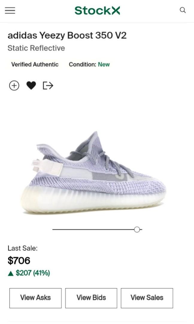 Sepatu second ADIDAS YEEZY BOOST 350 v2 size 44 Original bagus Branded Rare  Item, Fesyen Pria, Sepatu , Sneakers di Carousell