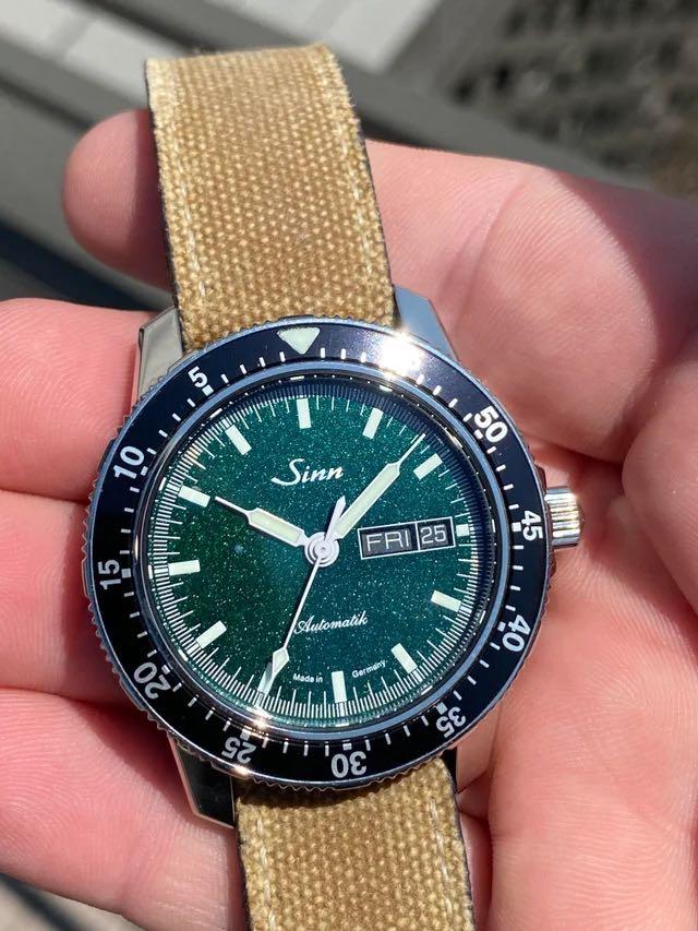 Sinn 104 store green dial