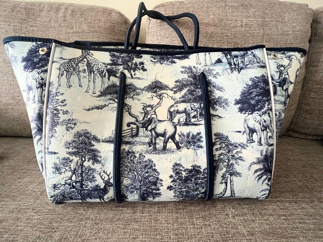 Somewhere Haute Neoprene Tote Bag Women s Fashion Bags Wallets Beach Bags on Carousell