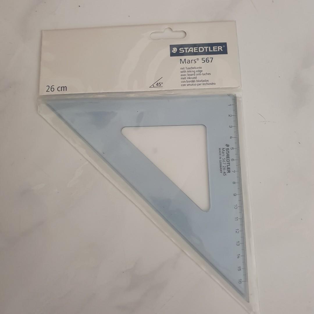 Staedtler Triangle Rulers and French Curve Set of 3 (Engineering