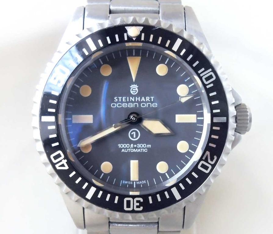 STEINHART OCEAN ONE Vintage Military Diver Automatic Watch ROLEX