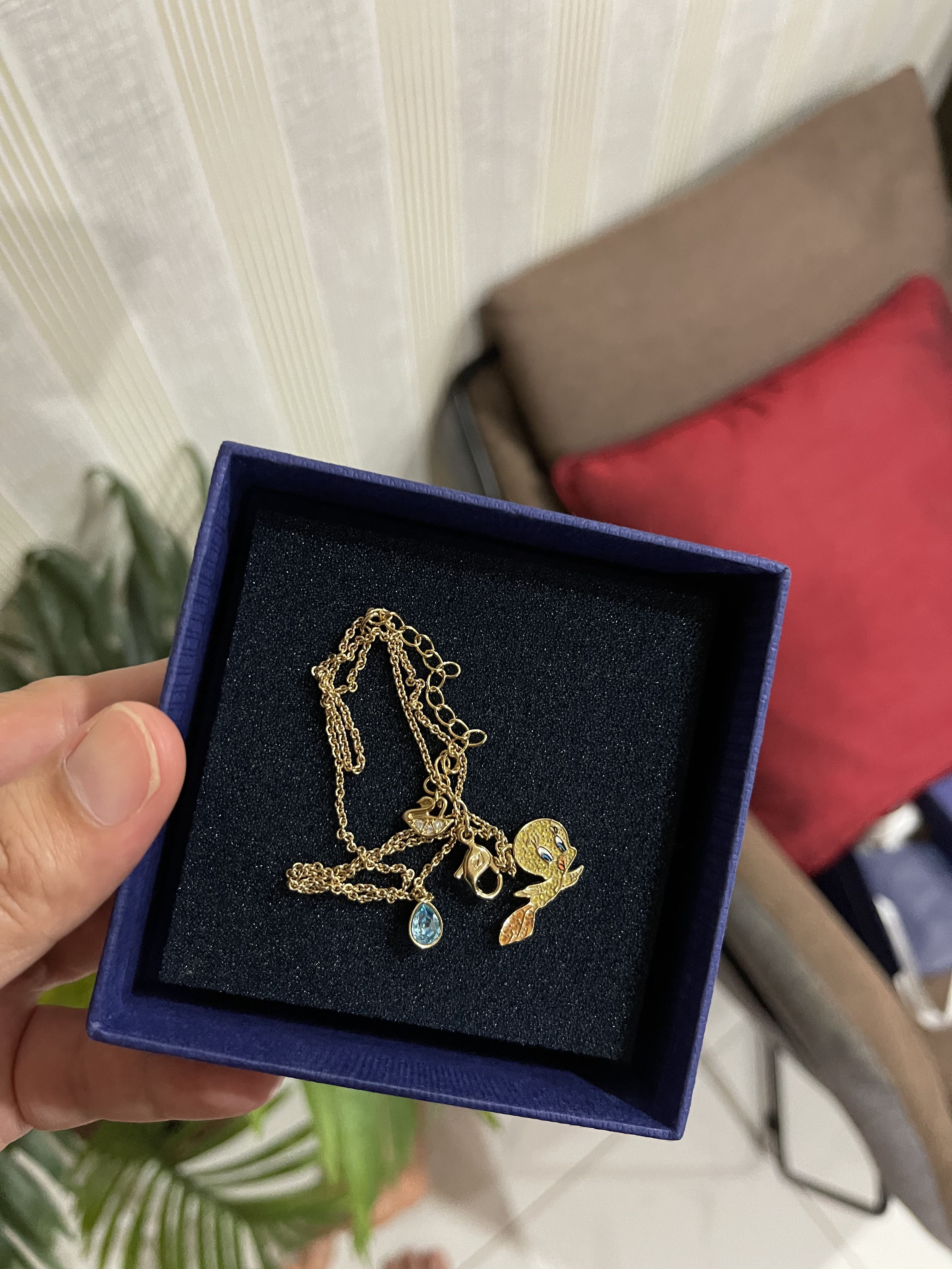Swarovski tweety new arrivals necklace